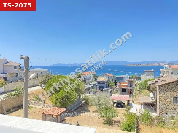 *seferihisar Akarca’da Denize 50m Mesafede, Full Deniz Manzaralı Tek Müstakil 3+1 Villa