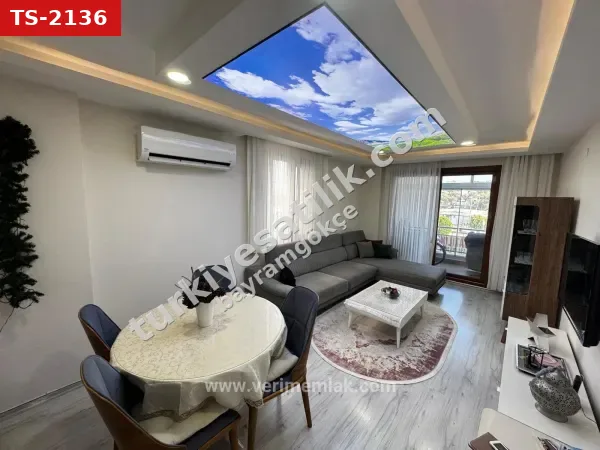 Seferihisar Mersin Denize Yakın Alanı’nda Ayrı Mutfaklı,ferah Satılık 2+1 Daire