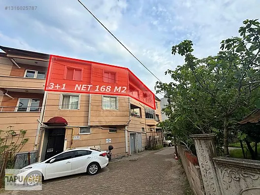 TAPUHANE'DEN ÇARŞI MERKEZİNDE NET 168M2 3+1 K.GARAJLI DAİRE