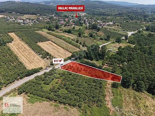 GÜRKAN GAYRİMENKUL HALLAÇ MH. SATILIK YOLA CEPHELİ 617 M² TARLA