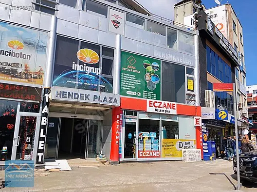 MAVİ MARMARA' DAN HENDEK PLAZA DA KİRALIK 78 M2 DÜKKAN