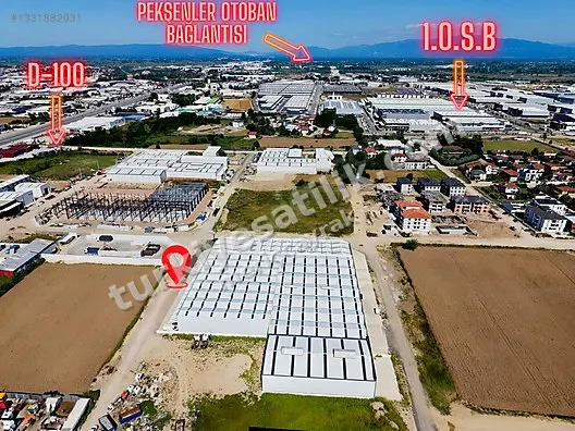 MERİÇ ÇAYRAK GAYRİMENKUL'DEN 1 OSB YANI HANLI'DA 300 M2 İŞ YERİ