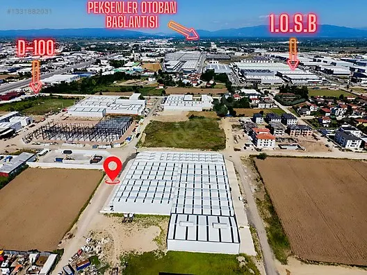 MERİÇ ÇAYRAK GAYRİMENKUL'DEN 1 OSB YANI HANLI'DA 300 M2 İŞ YERİ